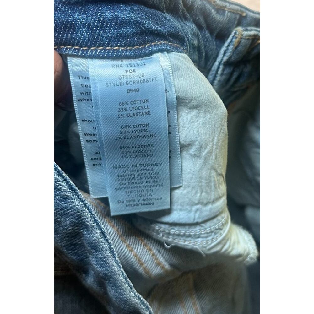 NWT Good American Classic Crystal Fringe Jeans Size 4/27 Medium Wash Glam Chic - Picture 8 of 9